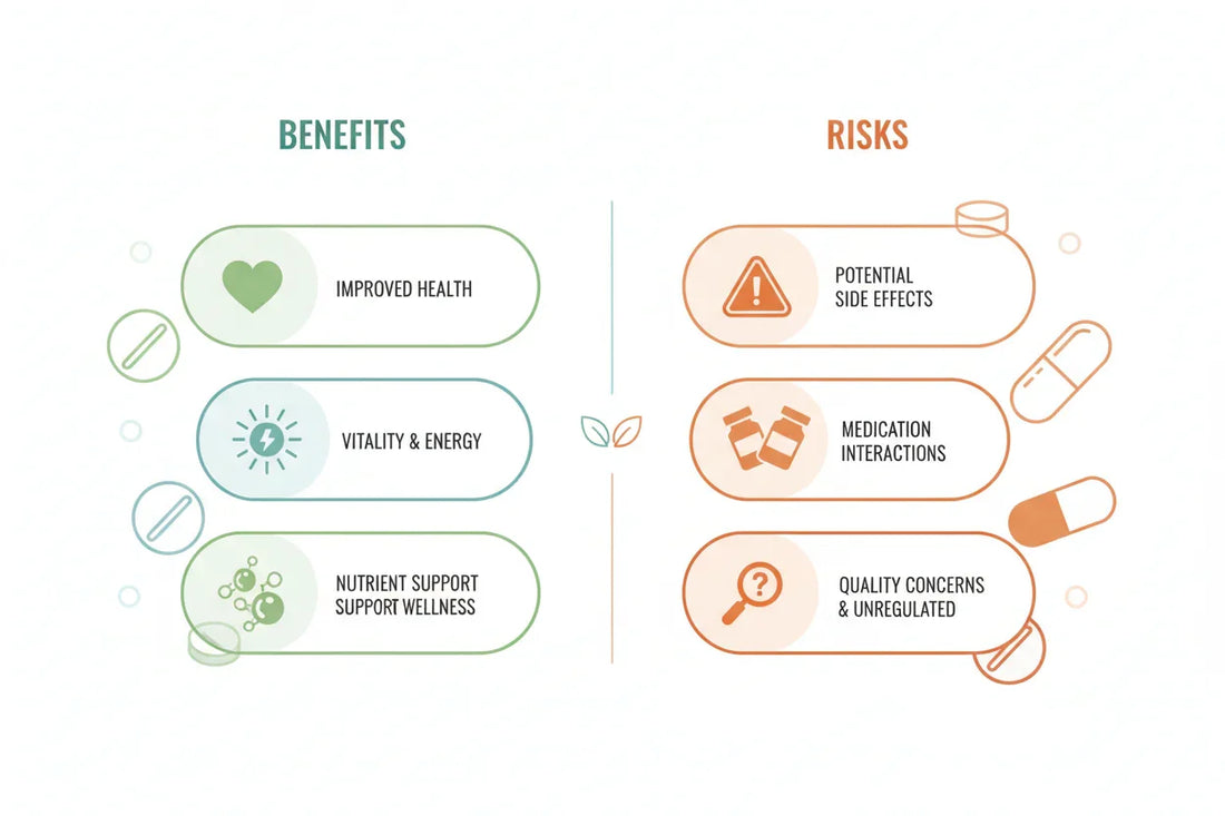The Risks and Benefits of Popular Supplements