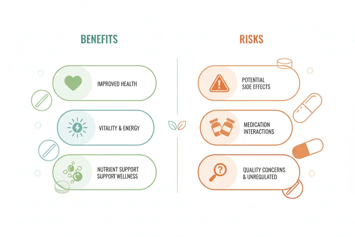 The Risks and Benefits of Popular Supplements