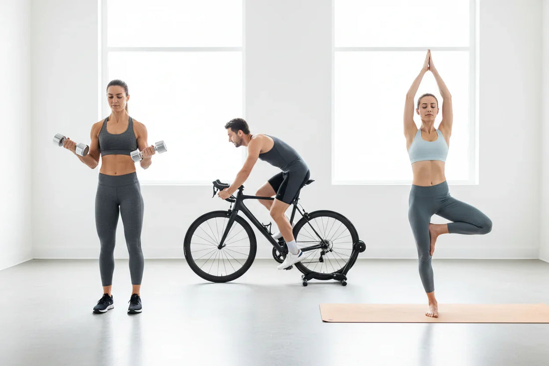 What Are the Different Types of Exercise? Focusing on resistance, cardio and flexibility can help you meet your fitness goals