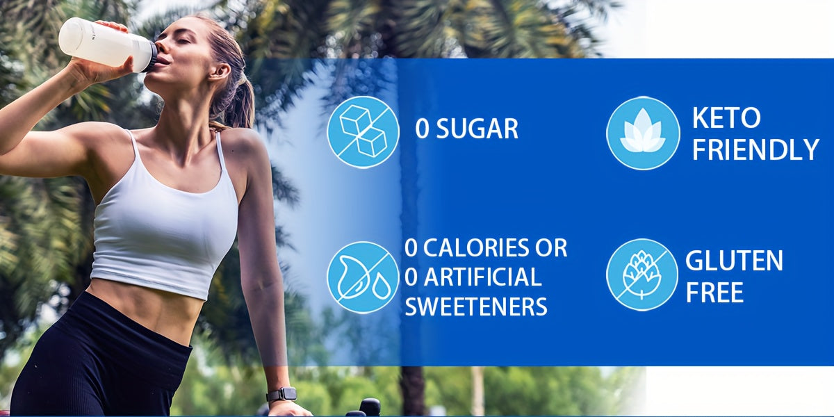 30-Pack Zero Sugar Electrolyte Sports Drink - Natural Fruit Flavors (Strawberry, Orange, Grape, Blueberry, Raspberry) - High-Efficiency Hydration with Potassium, Magnesium & Sodium - No Artificial Sweeteners, No Artificial Co