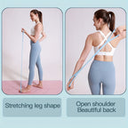 3pcs Silicone Resistance Bands Set, Non-Slip Medium Tension Stretch Straps for Fitness, Yoga, Strength Training, Home & Outdoor Exercise Equipment for Men and Women, Gym Accessories - Path to Self-Improvement