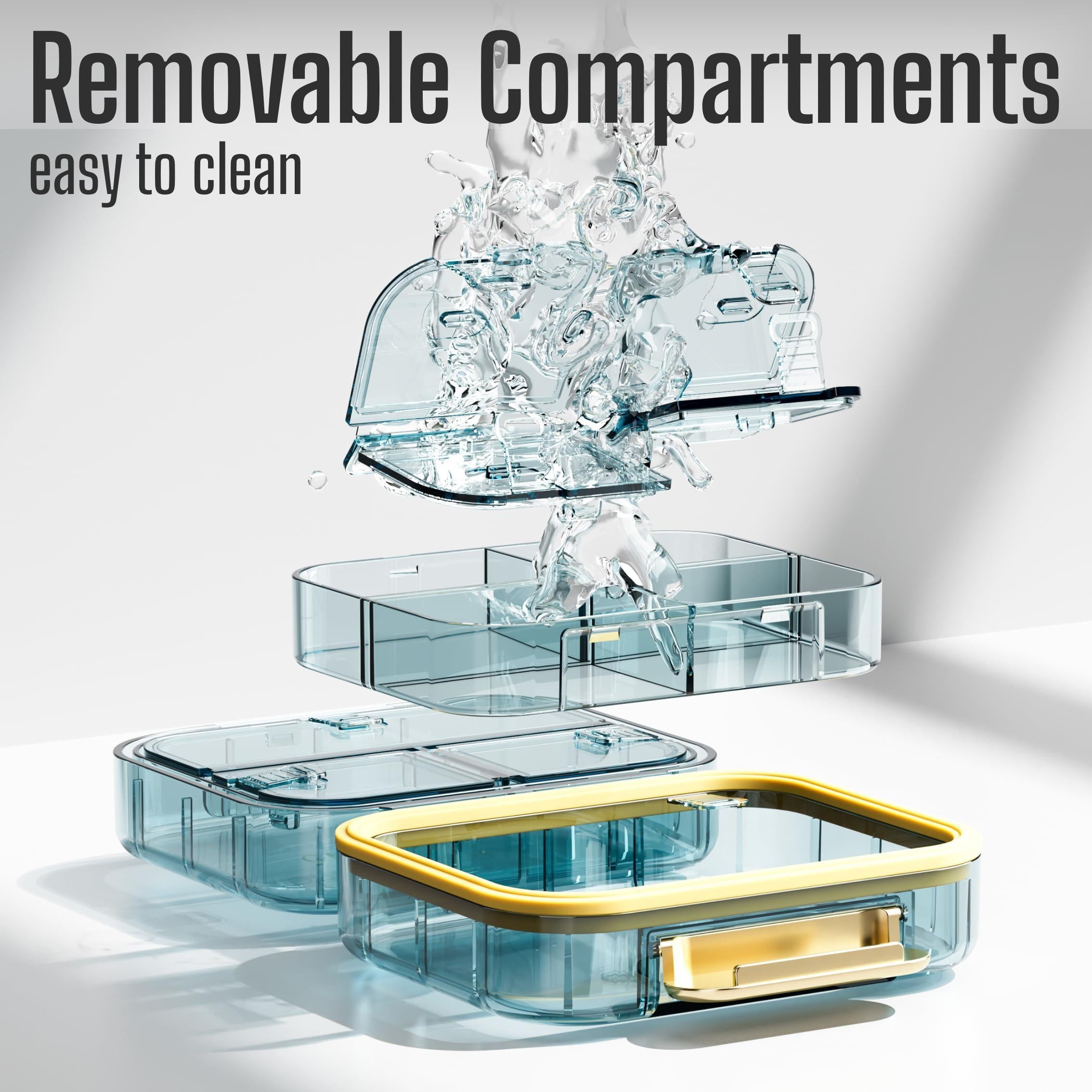 Medicine Pill Organizer Travel Cute Pill Container Small Pill Box for Vitamins