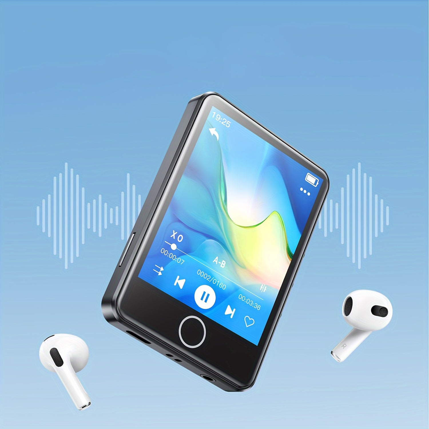 64Gb Portable Mp3 Player - 2.8" Full Touch Screen, Hd Sound, Expandable Up To 128Gb - Ideal Present For Youngsters On Christmas, Birthdays.