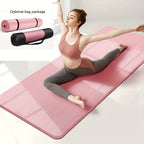 1pc Solid Color Non-Slip Soft Yoga Mat, 10MM Thickness Fitness Mat, Suitable For Gymnastics, Exercise, Pilates - Path to Self-Improvement