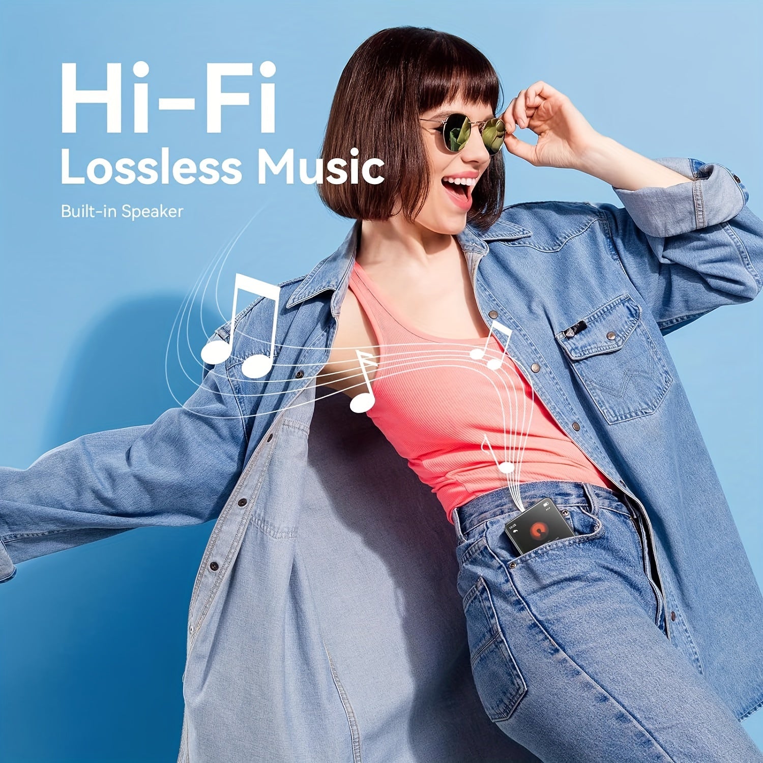 64Gb Portable Mp3 Player - 2.8" Full Touch Screen, Hd Sound, Expandable Up To 128Gb - Ideal Present For Youngsters On Christmas, Birthdays.