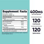 Nutricost Diindolylmethane DIM Supplement for Women 400mg, 120 Capsules