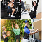 Adjustable Unisex Lumbar Support Belt, Breathable Waist Wrap for Gym, Yoga, Fitness, Exercise, Squat, Weightlifting - Hand Washable Buckle Closure Lower Back Brace - Path to Self-Improvement