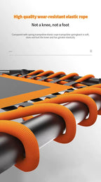 55 in adult trampoline, sports bounce, with U-shaped armrests, indoor fitness trampoline, maximum load 800 lbs