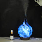 Essential Oil Aroma Diffuser - 100ml Glass Marble Aromatherapy Mist