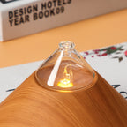 Mt Fuji Portable | Waterless Essential Oil Diffuser | Bamboo and Glass