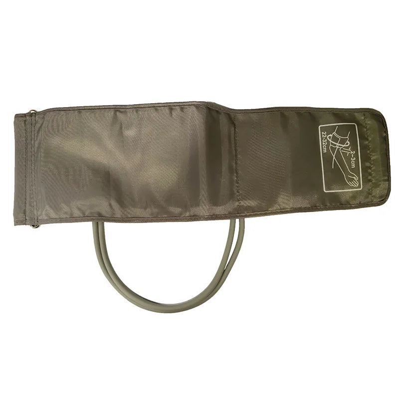 Adult Manual Arm Blood Pressure Monitor Cuff Belt Double Tube Mercury Sphygmomanometer Upper Cuff Sleeve Tonometer 22-32cm - Path to Self-Improvement