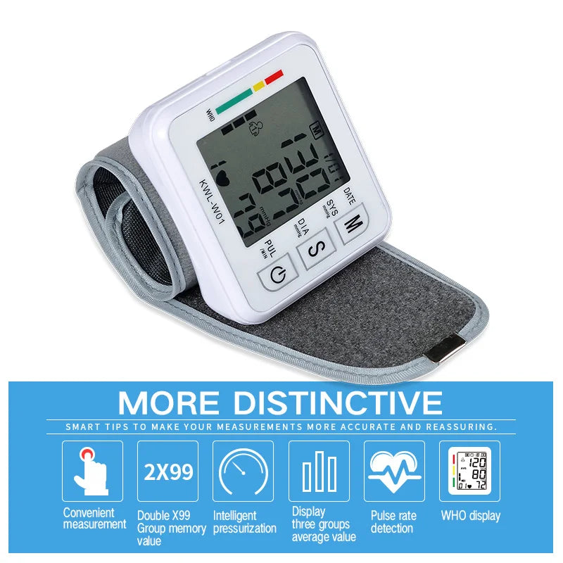Adult Manual Arm Blood Pressure Monitor Cuff Belt Double Tube Mercury Sphygmomanometer Upper Cuff Sleeve Tonometer 22-32cm - Path to Self-Improvement