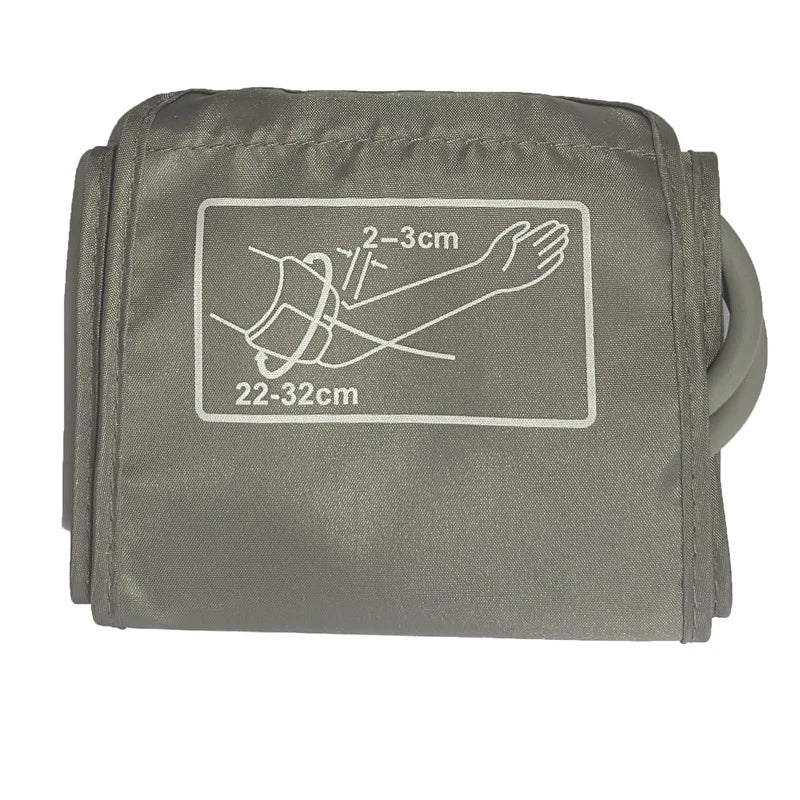 Adult Manual Arm Blood Pressure Monitor Cuff Belt Double Tube Mercury Sphygmomanometer Upper Cuff Sleeve Tonometer 22-32cm - Path to Self-Improvement