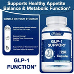 GLP-1 Support - Promotes Digestion and Gut Health, Controls Hunger, Boosts Metabolism, Strengthens Immunity, Non-GMO