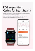 NEW Air Pump Airbag Blood Pressure Accurate Diagnosis Smart Watch ECG Temp Blood Fat Uric Acid Men Three High Monitor Smartwatch - Path to Self-Improvement