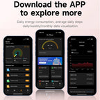 New Health Smart Bracelet Men Women Fitness Sports Band Stress Test HRV Monitor Waterproof Pedometer Smart Watch for Android iOS - Path to Self-Improvement