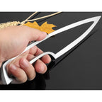  4-piece knife set chef knife in hand