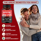 Berberine Capsules – Contains Ceylon Cinnamon To Support Healthy Metabolism, Promotes Immunity, Suitable for Men and Women