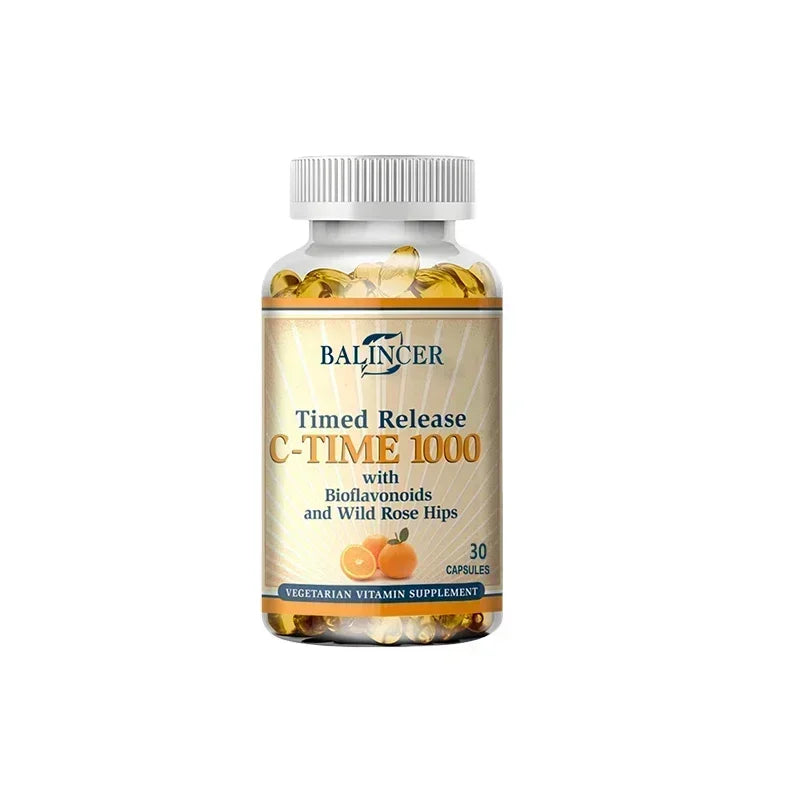 1000 Mg Vitamin C Contains Wild Rosehips-Promotes Collagen Production, Boosts Immunity, Strong Antioxidant, Supports Skin Health - Path to Self-Improvement