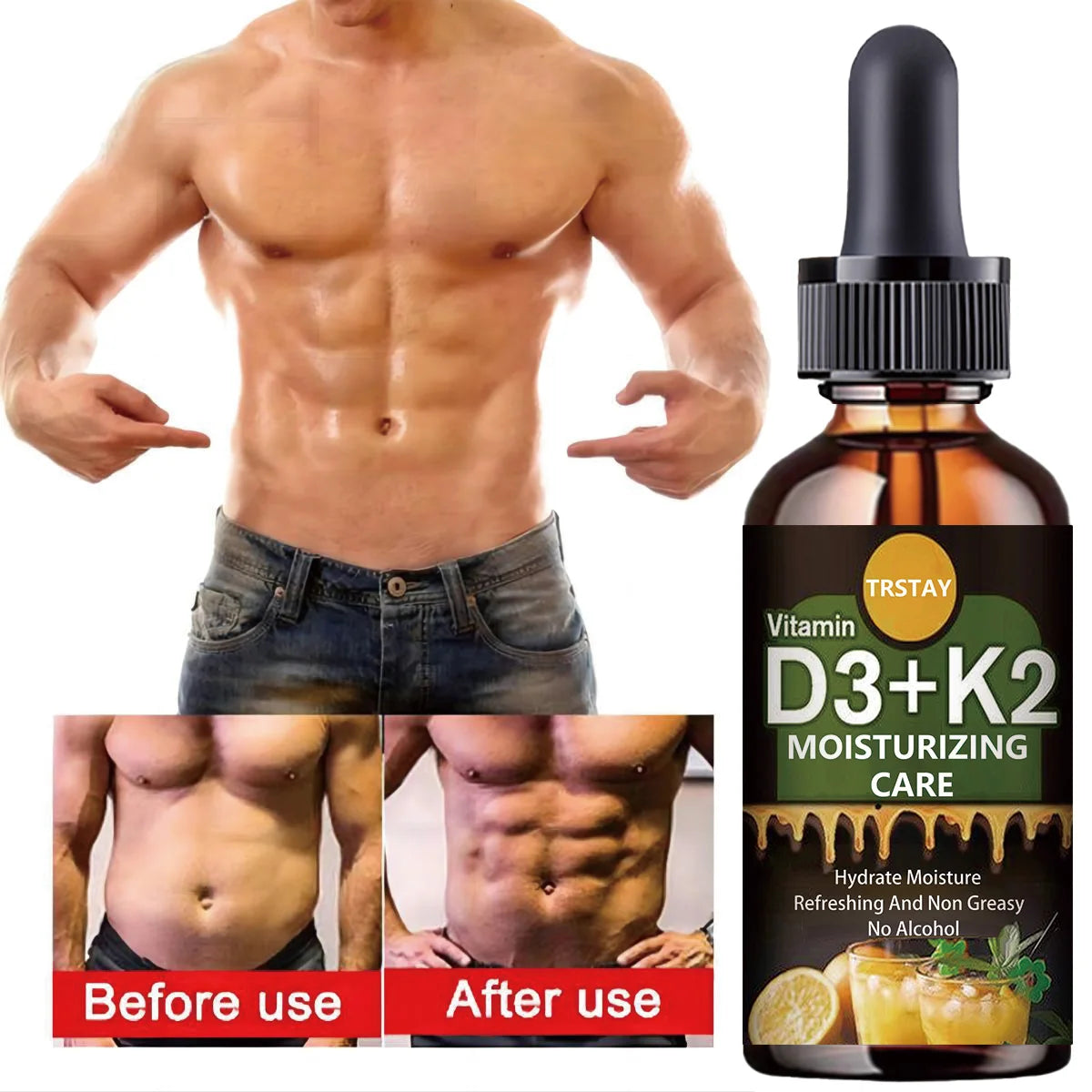 Vitamin C D3+K2 improve abdominal blood circulation, improves Muscles supports bone health boosts immune system - Path to Self-Improvement