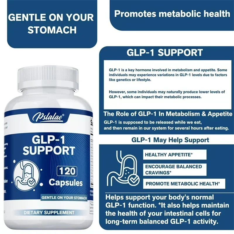 GLP-1 Support - Supplement for Metabolic & Energy, For Gut & Digestive Health
