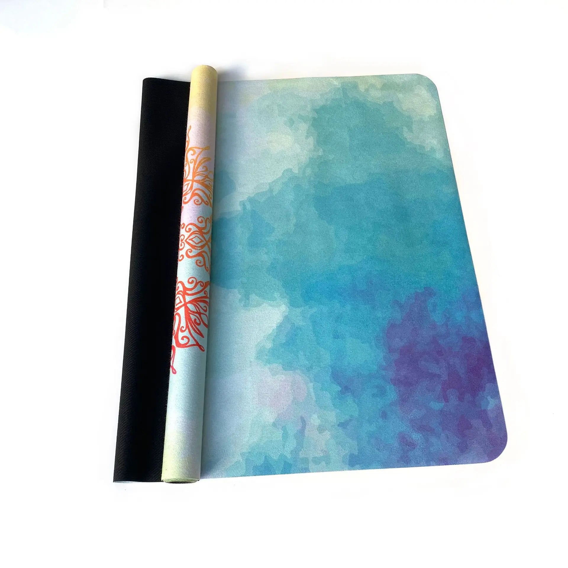 Chamois Yoga Mat Collapsible Portable Suede Yoga Towel Dance Movement Fitness Jump Rope Non-slip Floor Mat Exercise Mat  Gym Mat - Path to Self-Improvement