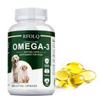 OMEGA-3 Supplement for Dogs - Reduces Hair Loss and Itching, Supports Joint, Brain and Heart Health, Skin & Hair Supplement