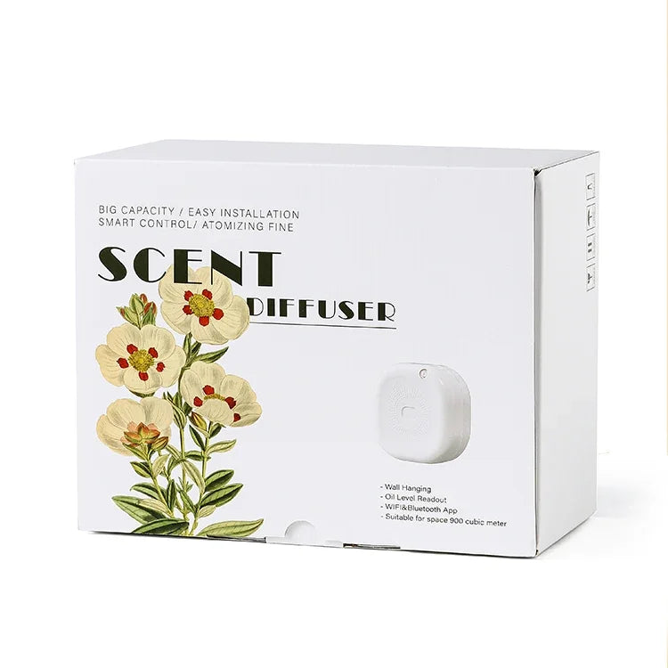 Aromatherapy MachineAromatherapy Essential Oil Nebulizer Electric Wall Mounted Aroma Diffuser With Bluetooth App Control Scent A