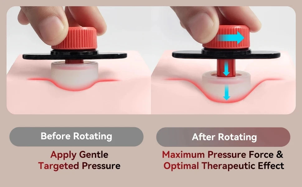 Sciatica Pain Relief Brace with Adjustable Knob and 2 Versions Pressure Pad for Max Sciatica Nerve, Lower Back & Hip Pain Relief - Path to Self-Improvement