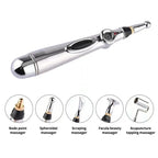Electric Acupuncture Point Massage Pen Pain Relief Laser Therapy Electronic Meridian Energy Pen Body Head Back Neck Leg Massager