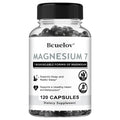 Magnesium 7 Supplement, Natural Magnesium Capsules for Heart, Sleep, and Metabolism Support with Vitamin B6, Vegan, Non-GMO