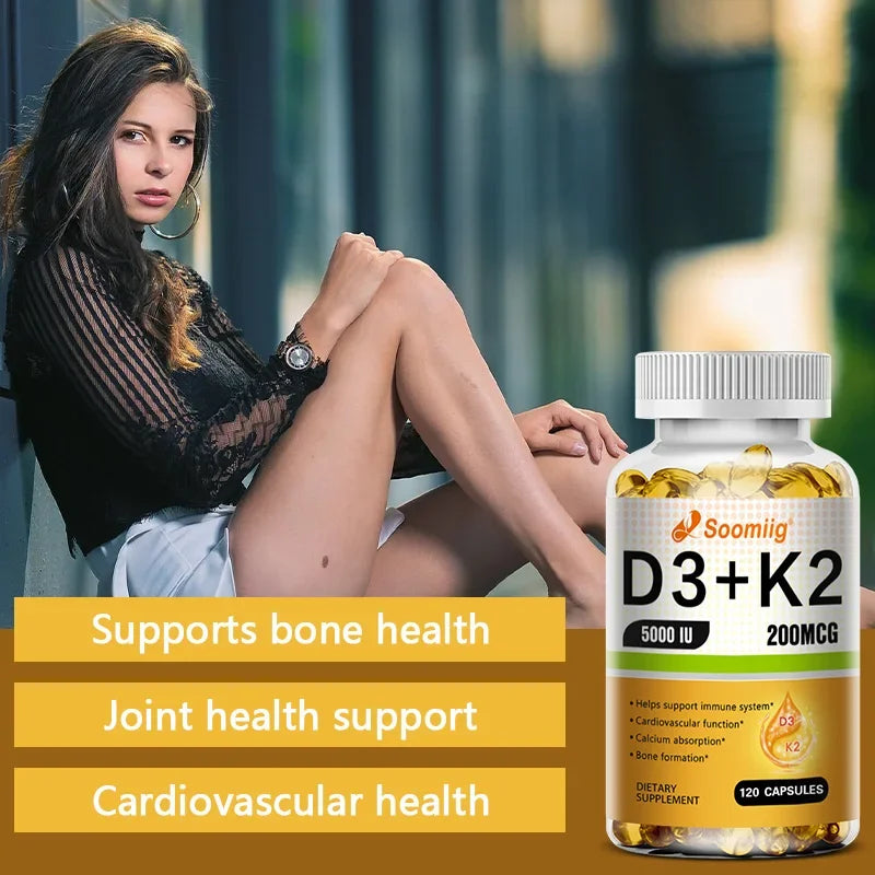 Vitamin K2 MK-7 Supplement - Supports Immune Function, Joint & Heart Health, Superior Absorption, Boosts Energy, Non-GMO - Path to Self-Improvement