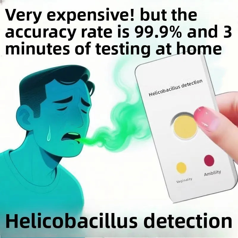 Helicobacter Pylori Detection Oral Saliva Self Test Stomach Pain Gastritis Measure Rapid Accuracy Physical Health Testing - Path to Self-Improvement