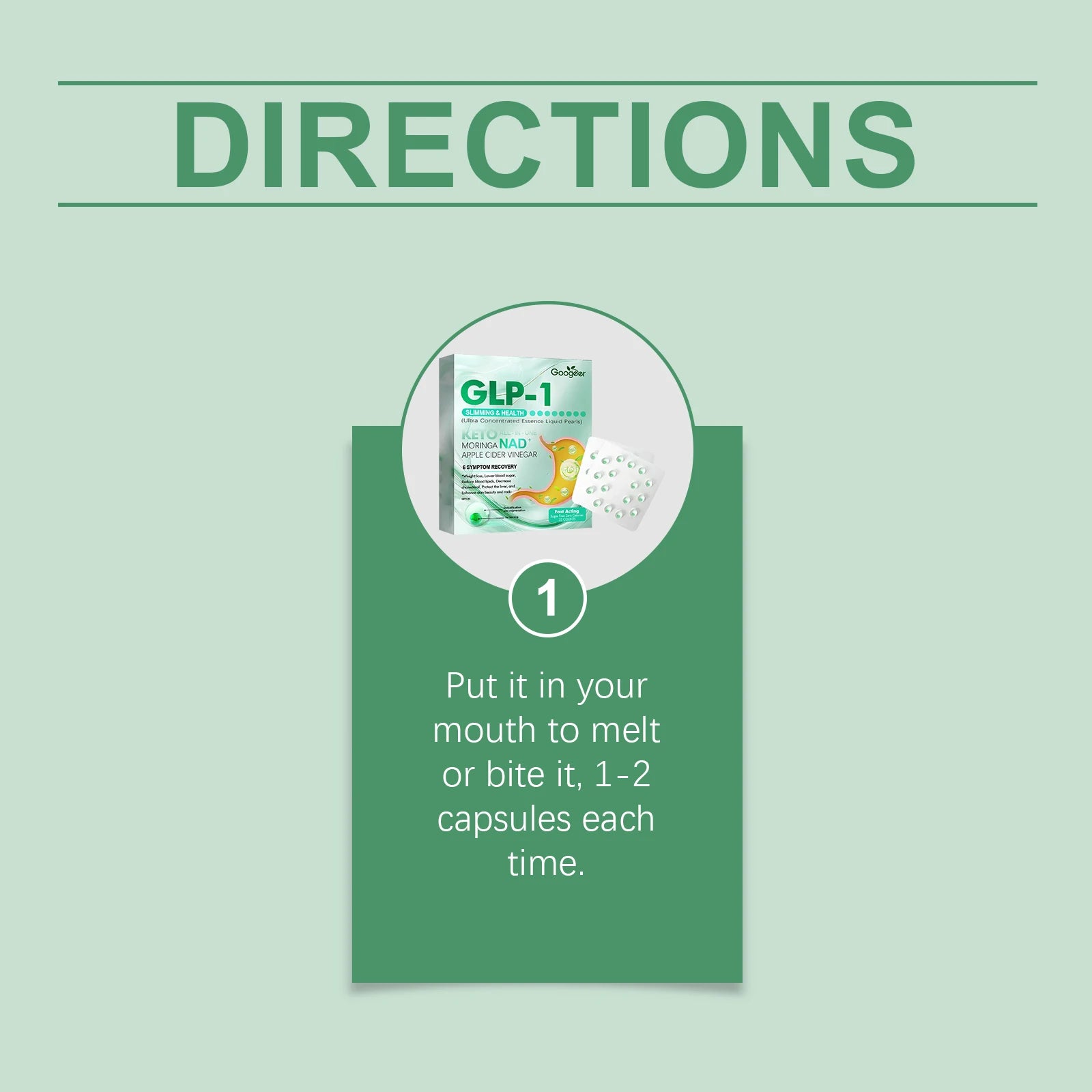 Googeer GLP-1 Gut Care Pop Beads, Body Treatment