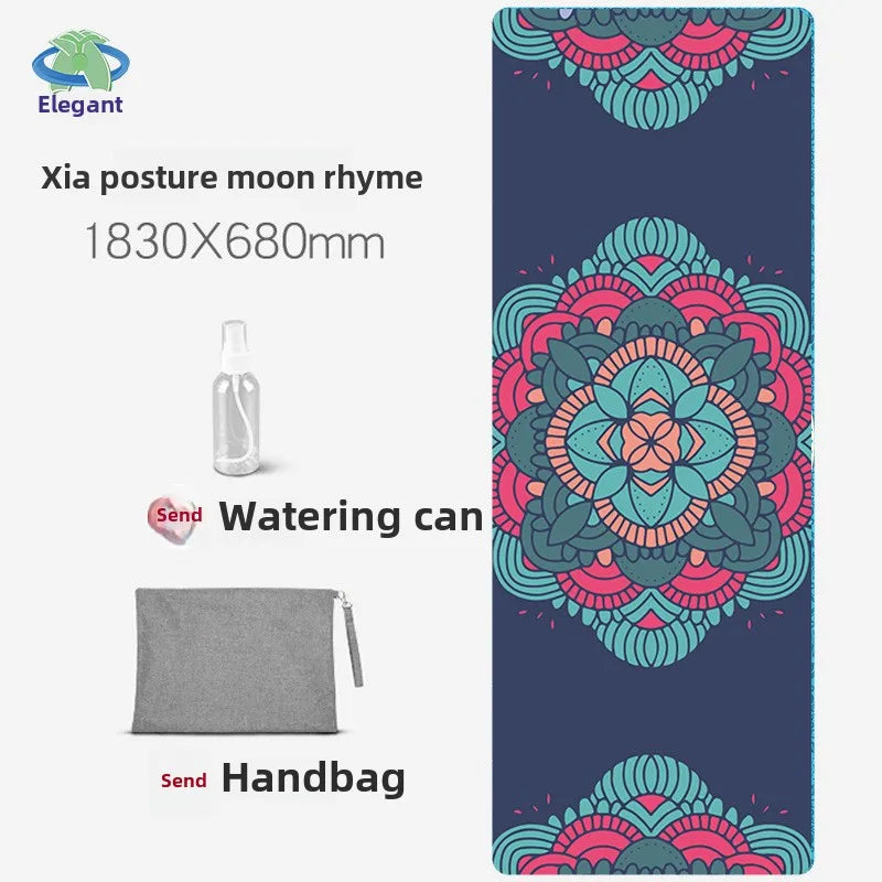 Chamois Yoga Mat Collapsible Portable Suede Yoga Towel Dance Movement Fitness Jump Rope Non-slip Floor Mat Exercise Mat  Gym Mat - Path to Self-Improvement