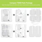 EMS Muscle Stimulator TENS-EMS Machine for Home Use,Muscle Toning Device &Recovery Massager with Electrodes Pads for Pain Relief