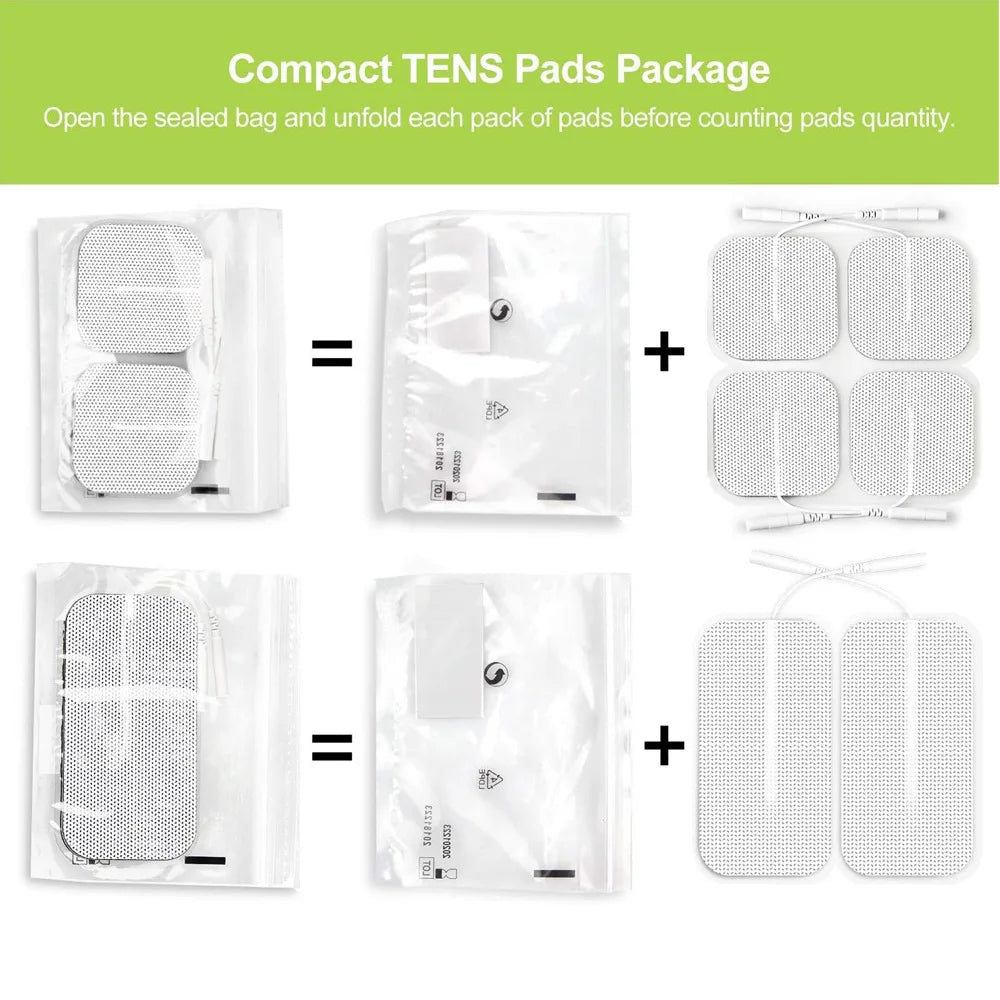 EMS Muscle Stimulator TENS-EMS Machine for Home Use,Muscle Toning Device &Recovery Massager with Electrodes Pads for Pain Relief