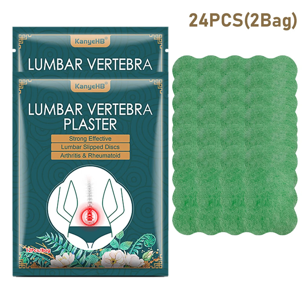 12-36PCS Lumbar Vertebra Heat patches Self-adhesive Plaster Self-heating Paste for Running Yoga Fitness Exercise