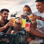 Portable Blender 600ML Electric Juicer Fruit Mixers 4000mAh USB Rechargeable Smoothie Mini Blender Personal Juicer - Path to Self-Improvement