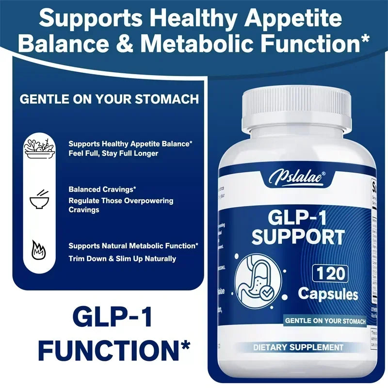 GLP-1 Support - Supplement for Metabolic & Energy, For Gut & Digestive Health