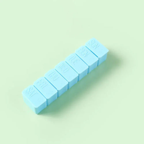 Weekly Pill Organizer Travel Daily Pill Box Medicine Organizer 7 Day for Vitamins and Prescriptions