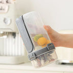 Leak resistant salad cup for fresh meals on the go