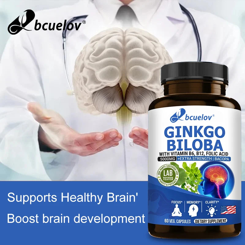 Advanced Nootropic Brain Booster Supplement  Improves Memory,Enhances Focus,Boost