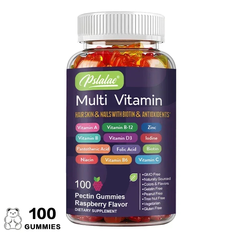 Multivitamin Gummies - To Provide Energy, for Skin, Hair and Nails Health, Support Immune, Overall Health - Path to Self-Improvement