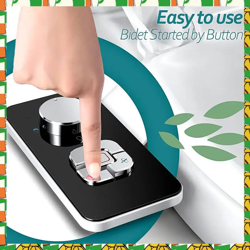 Bidet Attachment Non-Electric Bidet Toilet Seat Sprayer With Pressure Controls Dual Nozzles For Frontal Rear Wash B