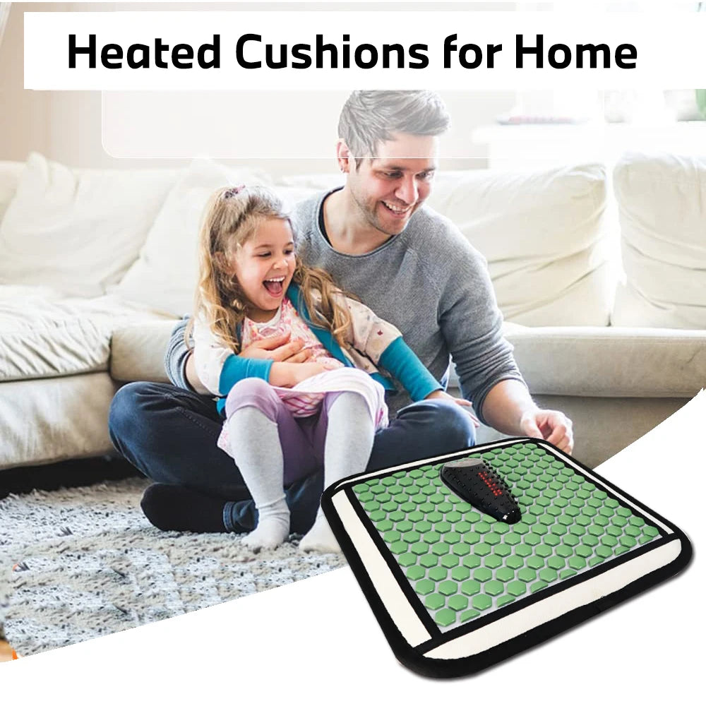 Pelvic Floor Buttock Muscle Massage Pad infrared Heated jade Mat Therapy Prostate Massage Pad pain Relief Tool Good For Heath - Path to Self-Improvement