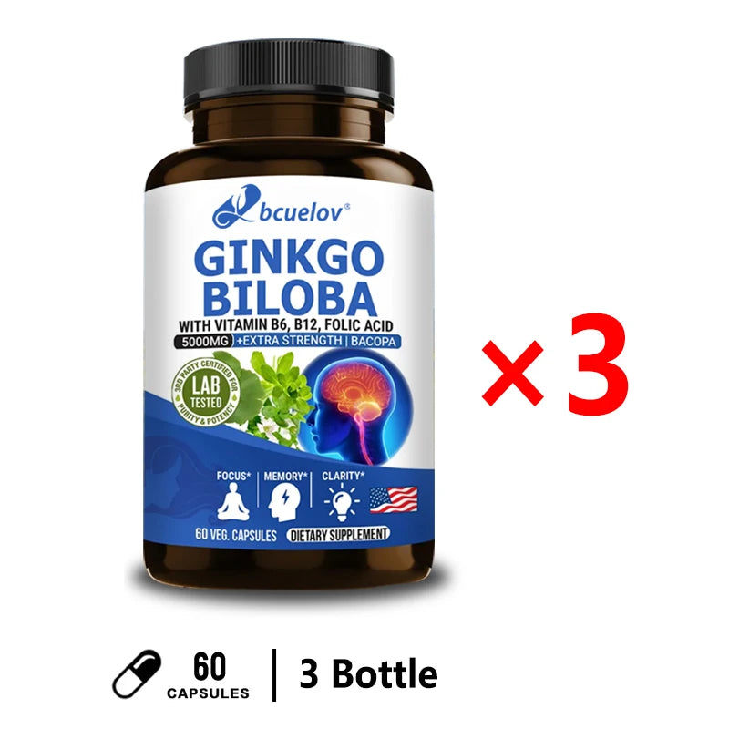 Advanced Nootropic Brain Booster Supplement  Improves Memory,Enhances Focus,Boost