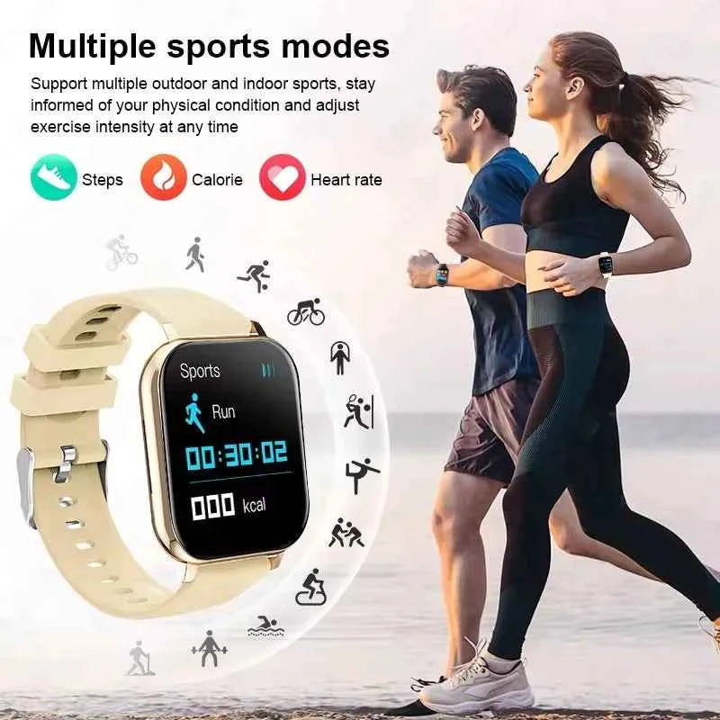 2025 New Smart Watch Bluetooth Call Music Heart Rate Blood Pressure Monitor Smartwatch for Women Men Holiday Gifts