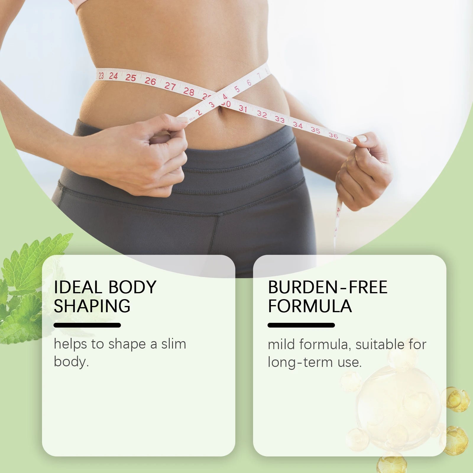 GLP-1 Drops Weight Loss Supplement Thigh Waist Belly Fat Reduction Anti Cellulite Boosts Metabolism Slim Down Body Slimming Oil