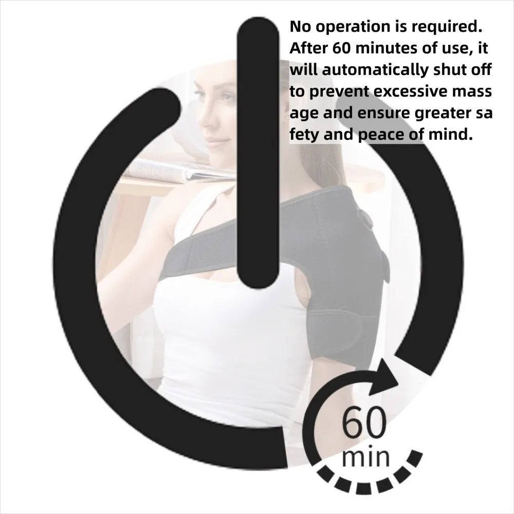 3 Heat Levels Heated Knee Wrap 6 Adjustable Vibrations Joint Pain Relief Heated Knee Brace Arthritis Pain Relief - Path to Self-Improvement